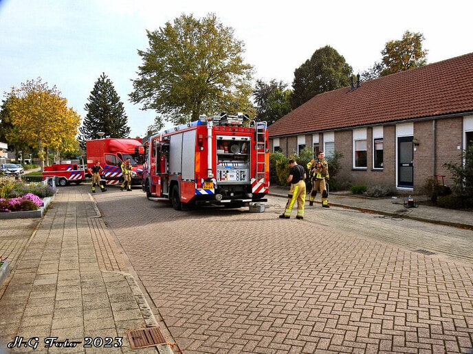 Keukenbrand in Nieuwleusen.