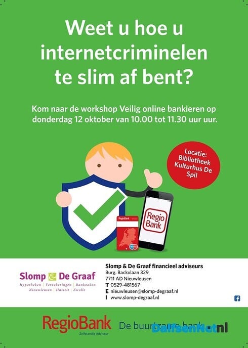 Gratis workshop Veilig online bankieren - Foto: Ingezonden foto