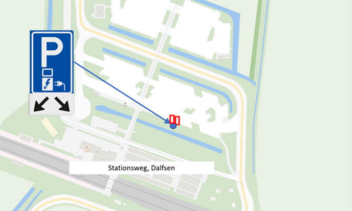 Oplaadpunten elektrische voertuigen - Foto: Gemeente Dalfsen