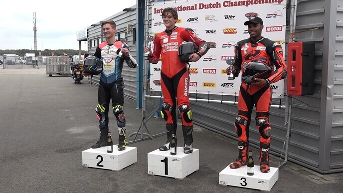 Een racedag met twee gezichten voor Leon Stolte