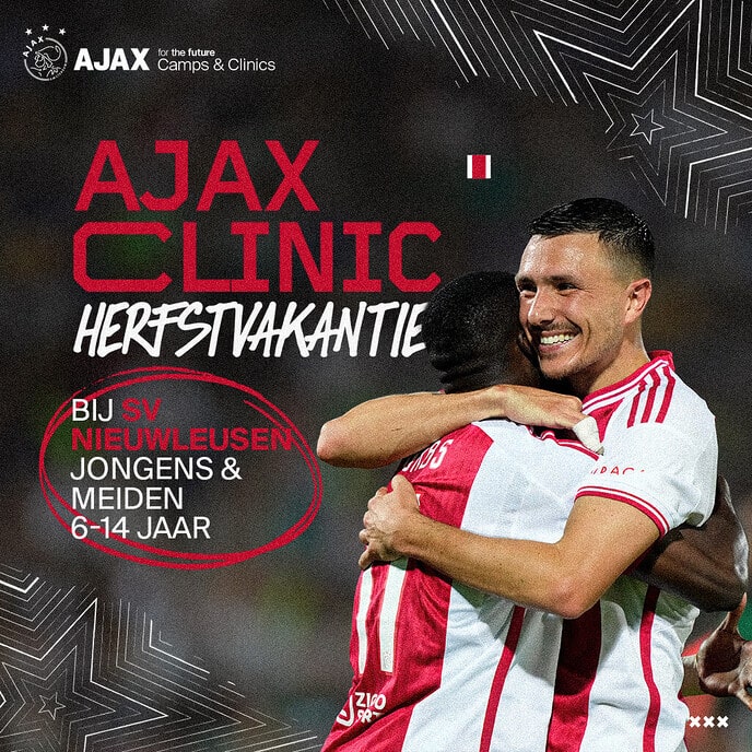 Ajax Clinic bij S.V. Nieuwleusen - Foto: Ingezonden foto