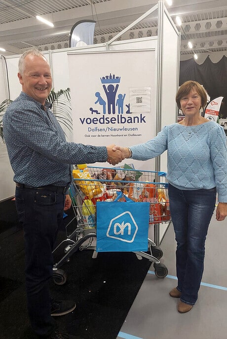 Uitslag prijsvraag in de stand van de Voedselbank - Foto: Geert Bistervels