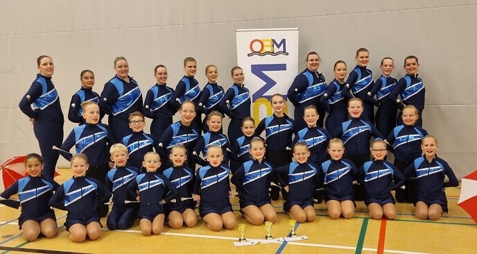 Majorettes geplaatst voor NK - Foto: Ingezonden foto