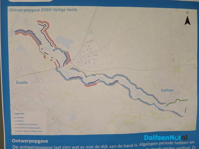 Inloopbijeenkomst Dijkversterking langs de Vecht druk bezocht - Foto: Wim