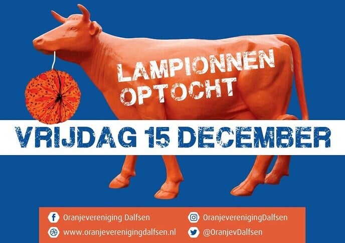 Lampionnenoptocht Oranjevereniging Dalfsen - Foto: Ingezonden foto