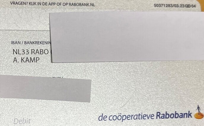 Bankpasje gevonden - Foto: Ingezonden foto