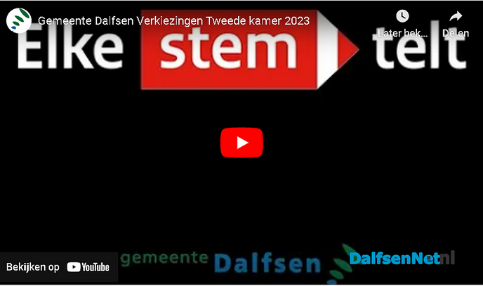 Verkiezingen in Dalfsen - Foto: Eigen geleverde foto