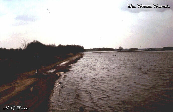 Hoogwater beelden van vroeger