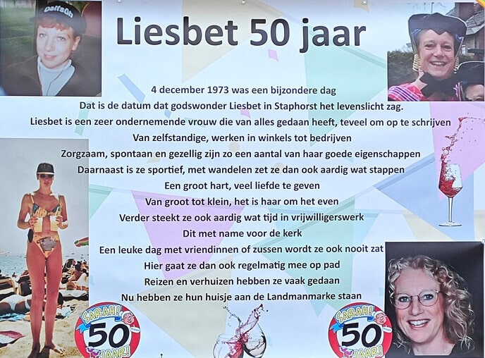 Liesbet 50 Jaar