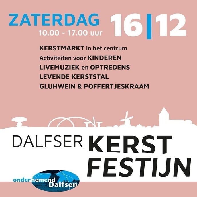 Dalfser Kerstfestijn op 15 en 16 december!