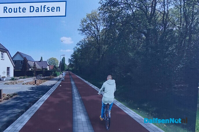 Fietssnelweg tussen Koesteeg en Polhaarweg vandaag geasfalteerd - Foto: Paul Scholten