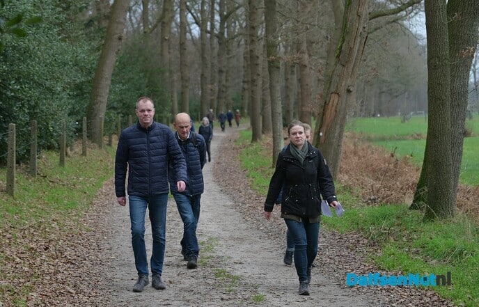 Kerstwandeling vanaf de Kerstmarkt Molen Fakkert - Foto: Johan Bokma