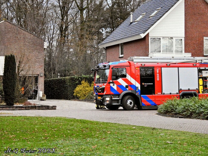 Wateroverlast aan de Henri Dunant straat.