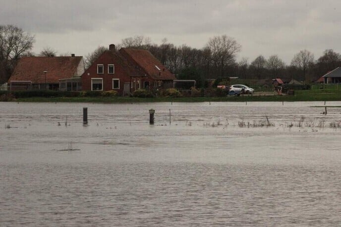 Foto’s hoog water - Foto: Ingezonden foto