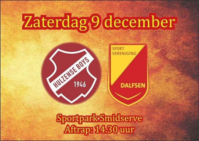 SV Dalfsen speelt zaterdag uit tegen Hulzense Boys - Foto: Ingezonden foto