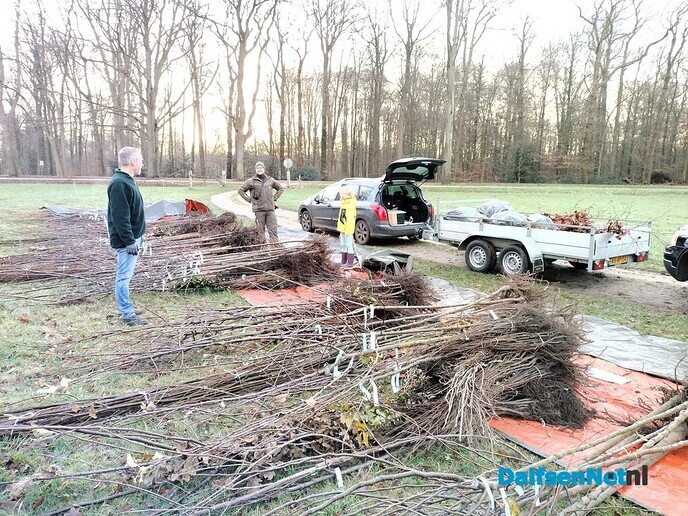Scouts uit Nieuwleusen planten 1000 struiken - Foto: Ingezonden foto