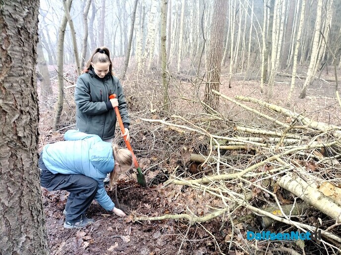 Scouts uit Nieuwleusen planten 1000 struiken - Foto: Ingezonden foto