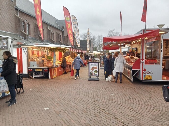 Markt: nu vooral voor ouderen beter bereikbaar - Foto: Eigen geleverde foto