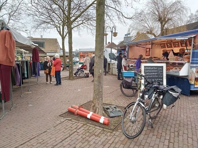 Markt: nu vooral voor ouderen beter bereikbaar - Foto: Eigen geleverde foto