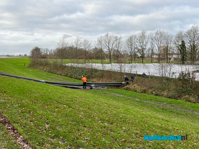Wateroverlast rioolzuiveringsinstallatie - Foto: Ingezonden foto