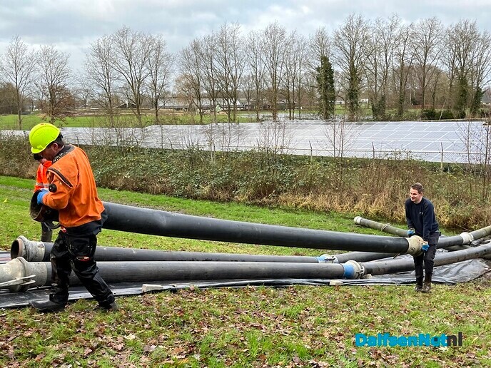 Wateroverlast rioolzuiveringsinstallatie - Foto: Ingezonden foto
