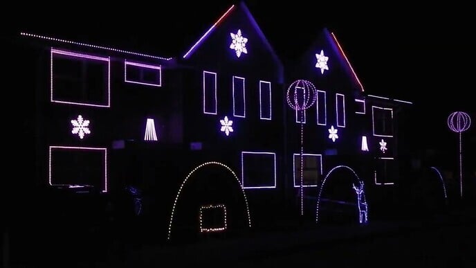 Kerstlichtjes aan het boekweitland. (Update tijden)