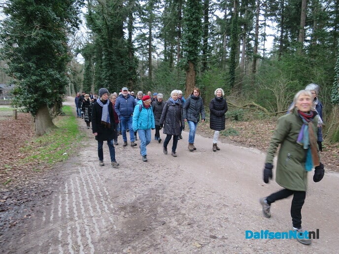 Wandelen met Agnes en afsluiting wandeljaar bij Het Boskamp - Foto: Wim