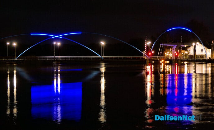 Dalfsen by night. - Foto: Hans de Weerd