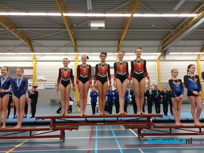 Turnsters gym ver. Nieuwleusen pakken 1 ste plaats - Foto: Ingezonden foto