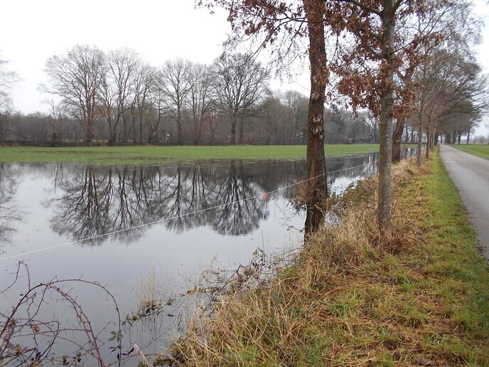 Water aan de Bosrandweg