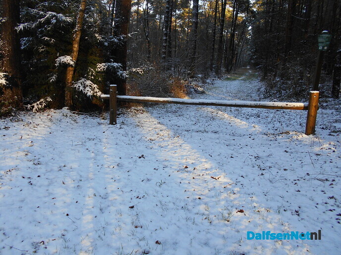 Het winterse landschap is ook wel weer mooi