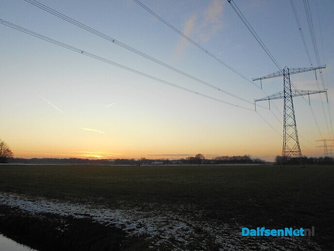 Het winterse landschap is ook wel weer mooi