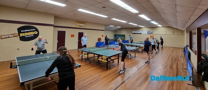 Succesvolle 5e editie van de kennismakingscursus tafeltennis bij DTV’84 - Foto: Ingezonden foto