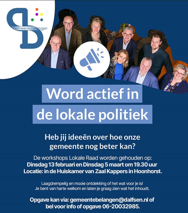 Je hebt je altijd al geïnteresseerd voor politiek? - Foto: Ingezonden foto