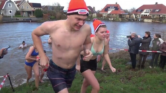 Nieuwjaarsduik Nieuwleusen 2024.