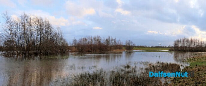 Hoog water Bellingeweer - Foto: Hans de Weerd