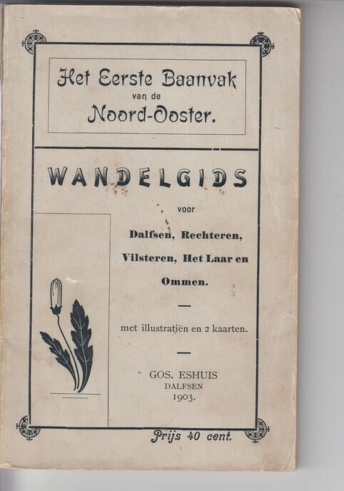 Een wandelgids uit 1903 - Foto: Ingezonden foto