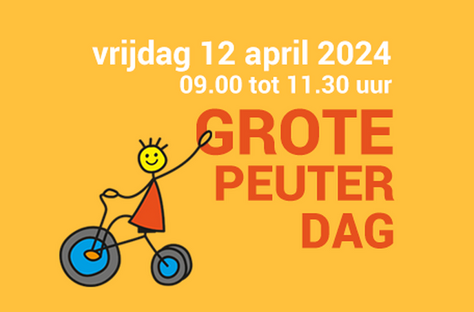 Vrijdag 12 april Grote Peuter Dag op alle basisscholen van OOZ