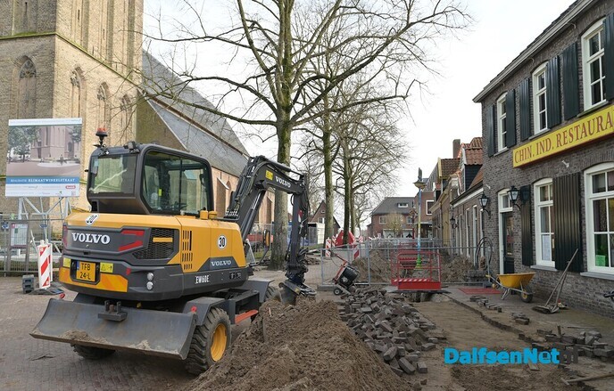 Archeologische begeleiding op het Kerkplein - Foto: Johan Bokma