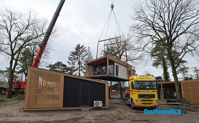 Uitbreiding Lodgepark ´t Vechtdal dit voorjaar gereed - Foto: Johan Bokma