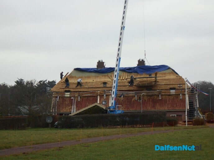 Nieuw rietendak