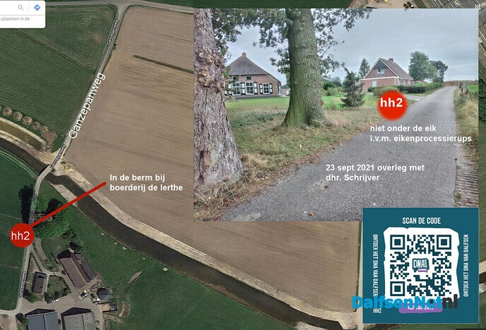 Tegel gelicht over het DNA van Dalfsen - Foto: Ingezonden foto