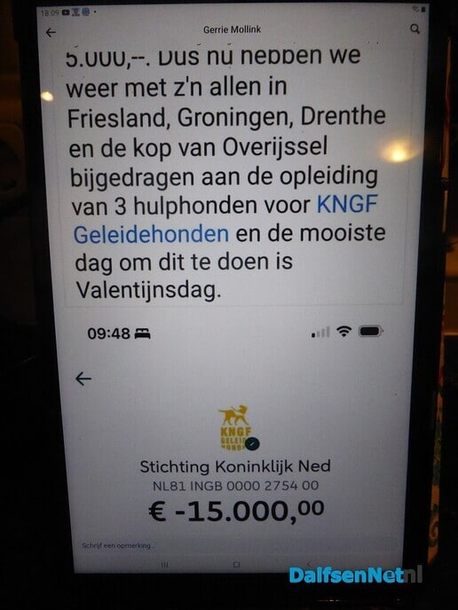 Eindstand  plastic doppen 2023 - Foto: Ingezonden foto