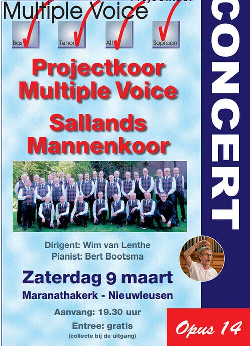 Mannenkoor in Nieuwleusen - Foto: Ingezonden foto
