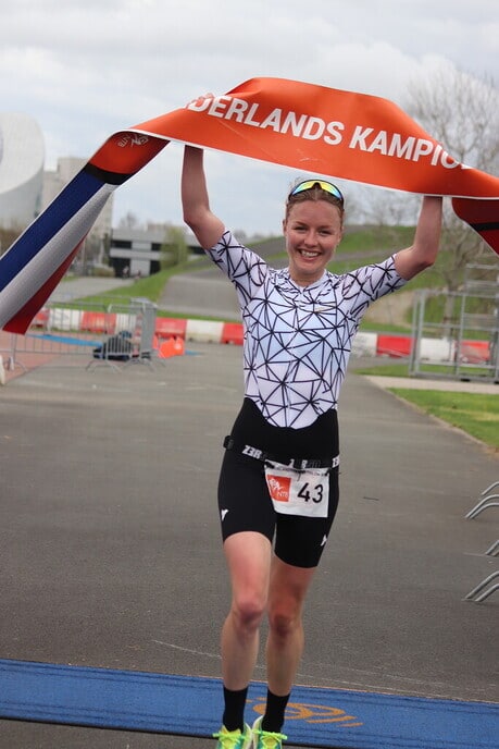 Aline Kootstra Nederlands Kampioen Duathlo - Foto: Eigen geleverde foto