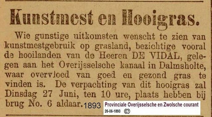 Dalmsholte: over heer Vidal van Hist ver. Lemelerveld - Foto: Ingezonden foto
