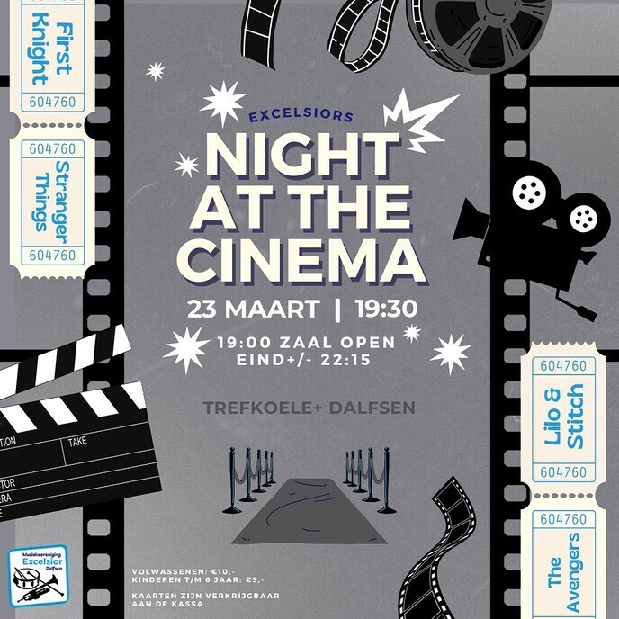 Excelsior’s night at the cinema 23 maart - Foto: Ingezonden foto