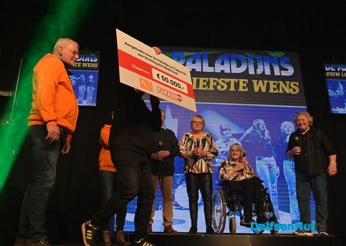 Tukker FM met 10.000 bezoekers en €50.000 euro voor ALS Nederland! - Foto: Johan Bokma