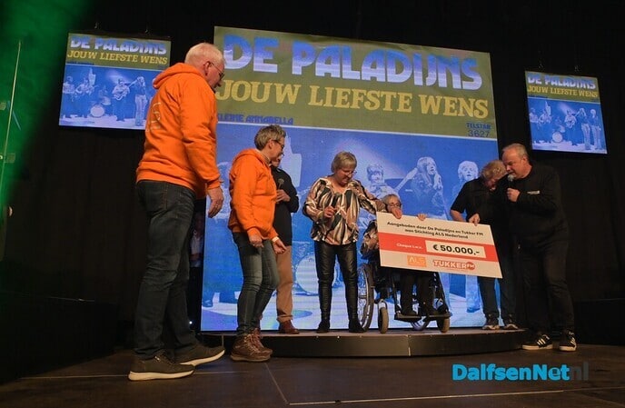 Tukker FM met 10.000 bezoekers en €50.000 euro voor ALS Nederland! - Foto: Johan Bokma