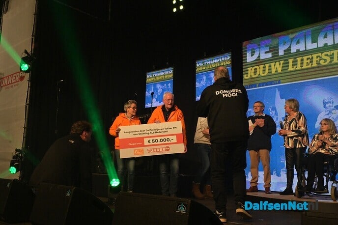 Tukker FM met 10.000 bezoekers en €50.000 euro voor ALS Nederland! - Foto: Johan Bokma